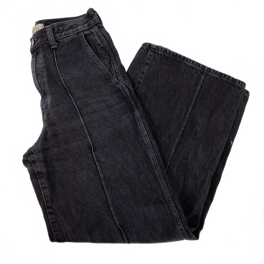 Madewell Black Super Wide Leg Jeans | Womens 27